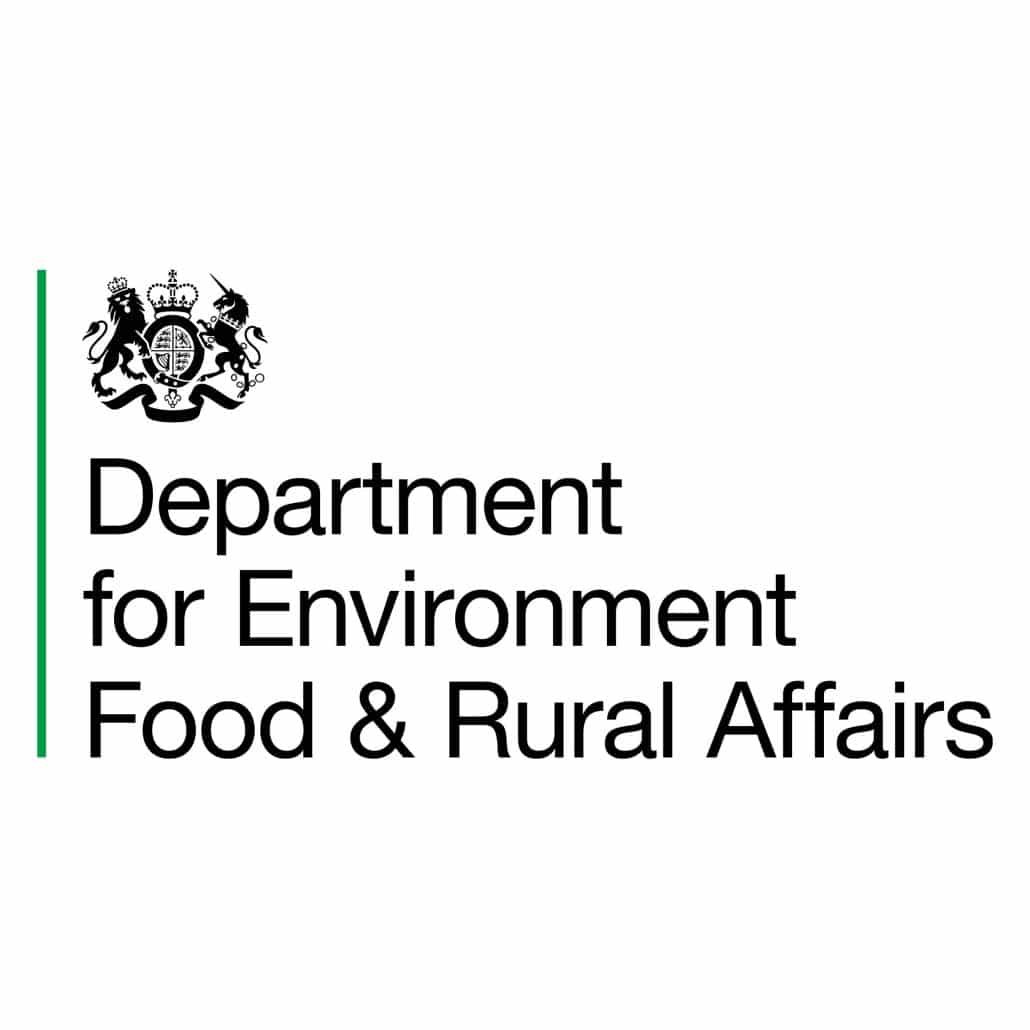 Happy clients include; Logo of Department for Environment Food and Rural Affairs 